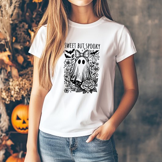 Schattigee Sweet maar Spooky Halloween Tshirt
