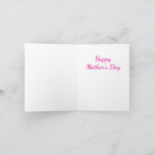 Schattigee Sweet Mama Bird Heartfelt Moederdag Kaart (Binnen)