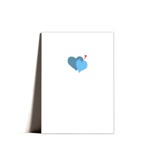 Schattigee Sweet Minimal Valentijns Kaart
