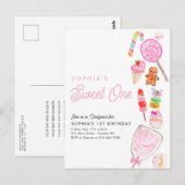 Schattigee SWEET ONE Snoep Kinder Candyland 1e Ver Briefkaart (Voorkant / Achterkant)