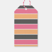 Schattigee Sweet Penguin Balloon Girl Verjaardag B Cadeaulabel (Achterkant)