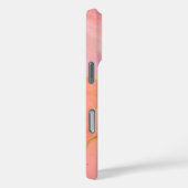 Schattigee Sweet Pink Gold Wave Textuur Vrouwelijk Case-Mate iPhone Case (Achterkant / Rechts)