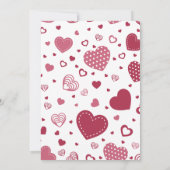 Schattigee Sweetheart Valentijnsdag Baby shower Kaart (Achterkant)