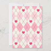 Schattigee Sweetheart Valentijnsdag Baby shower Kaart (Achterkant)