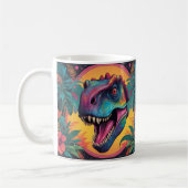 Schattigee T-Rex Dinosaurus Koffie Mok (Links)