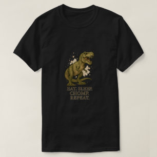 Schattigee T-Rex dinosaurus speels prehistorisch o T-shirt