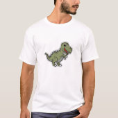 Schattigee T-Rex Dinosaurus Sticker – Grappige Car T-shirt (Voorkant)