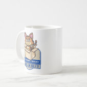 Schattigee Tabby Cat Ik Doe Wat Ik Wil Koffiemok (Voorkant links)