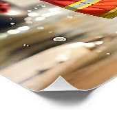 Schattigee Tabby Cat in Brandweerman Uniforme Wate Perfect Poster (Hoek)