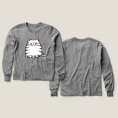 Schattigee Tabby Cat – Kawaii kat voor kattenliefh (Voorkant /achterkant)