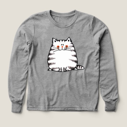 Schattigee Tabby Cat – Kawaii kat voor kattenliefh (Voorkant)