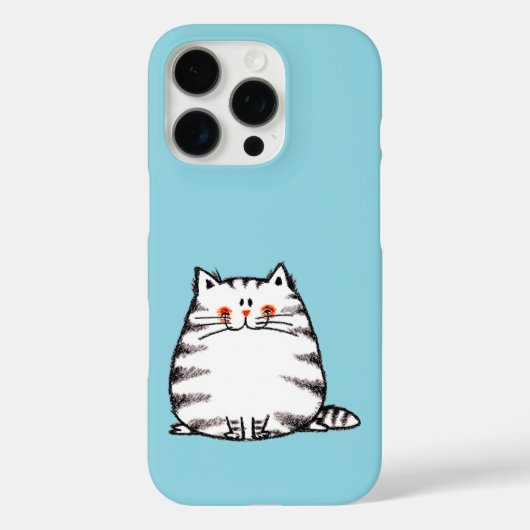 Schattigee Tabby Cat – Kawaii kat voor kattenliefh Case-Mate iPhone Case (Achterkant)