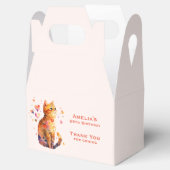 Schattigee Tabby Kat met harten Party Dank u Bedankdoosjes (Geopend)