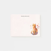 Schattigee Tabby Kat met Harten Post-it® Notes (Voorkant)