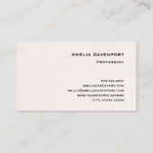 Schattigee Tabby Kat met Harten Visitekaartje (Achterkant)