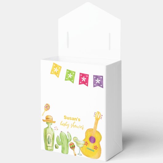 Schattigee Taco 'Bout Cactus Limoen Gitaar Baby sh Bedankdoosjes (Open)