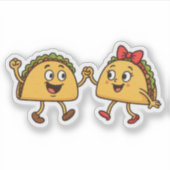 Schattigee taco's sticker (Voorkant)