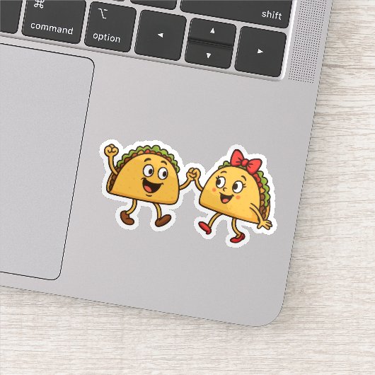 Schattigee taco's sticker (Detail)