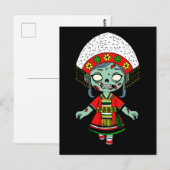 Schattigee Taiwanese zombie Briefkaart (Voorkant / Achterkant)