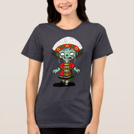 Schattigee Taiwanese zombie Tri-Blend Shirt