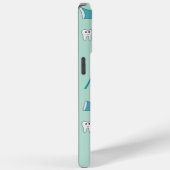 Schattigee Tand Blauwgroen Mint Tandpasta Tandenbo Case-Mate iPhone Case (Achterkant / Rechts)
