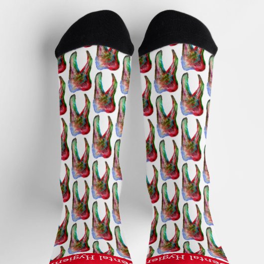 Schattigee Tand Hygiëniste Tand Sokken (Top)