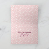 Schattigee tand - Roze - Aangepast Wenskaart Kaart (Binnen)