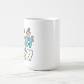 Schattigee Tandarts Word Art Design Koffiemok (Center)