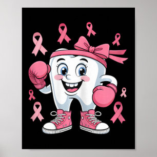 Schattigee tandbokshandschoenen Borstkanker Awaren Poster