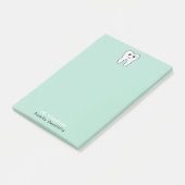 Schattigee tandfamilie Tandheelkunde Post-it® Notes (Schuin)