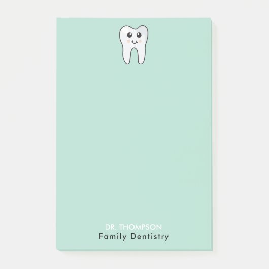 Schattigee tandfamilie Tandheelkunde Post-it® Notes (Voorkant)