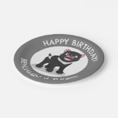 Schattigee Tasmaanse duivel gepersonaliseerde cart Papieren Bordje (Gekanteld)