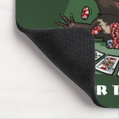 Schattigee Tasmanian Devil Royal Flush Poker Carto Muismat (Hoek)