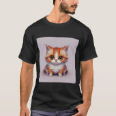 Schattigee Tater Tot Cat T-shirt (Voorkant)