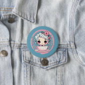Schattigee Tea Cup Doll Button (In situ)
