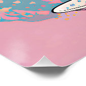 Schattigee Tea Cup Doll Glossy Poster (Hoek)