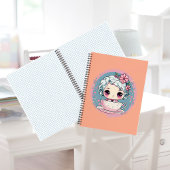 Schattigee Tea Cup Doll Spiral Notitieboek