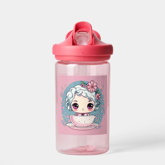 Schattigee Tea Cup Doll Waterfles (Voorkant)