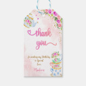 Schattigee Tea Party Cadeau Labels Cadeaulabel (Voorkant)