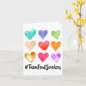 Schattigee Team Food Services Appreciation Week CK Kaart (Gele Bloem)