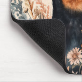 Schattigee Teckel met Wildflowers Schilderij Muismat (Hoek)