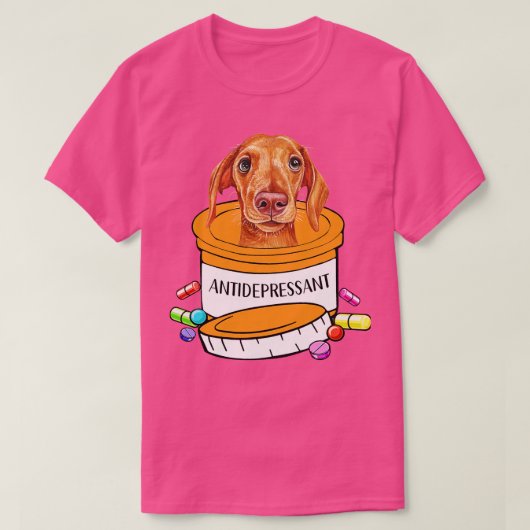 Schattigee teckel t-shirt (Design voorkant)