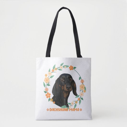 Schattigee Teckel - Teckel Mama Tote Bag (Voorkant)