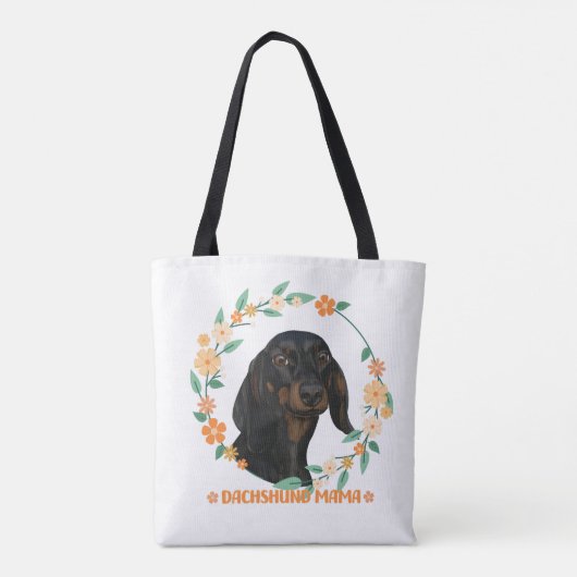 Schattigee Teckel - Teckel Mama Tote Bag (Achterkant)
