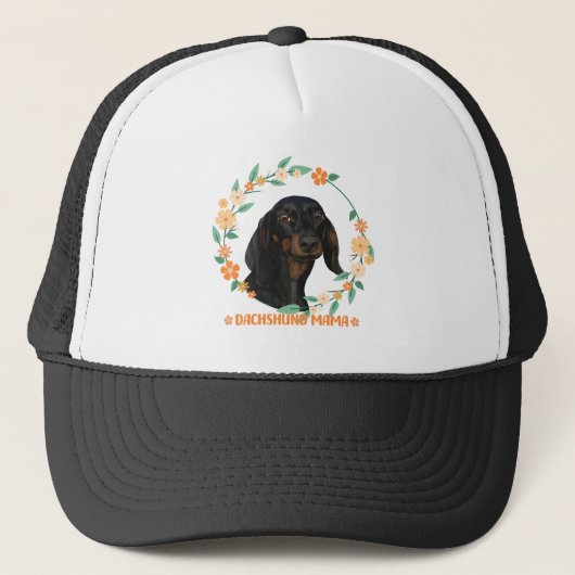 Schattigee Teckel - Teckel Mama Trucker Pet (Voorkant)