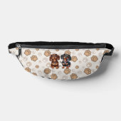 Schattigee teckel vrienden heuptasje (Liggend)