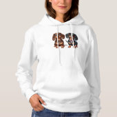 Schattigee teckel vrienden hoodie (Voorkant)