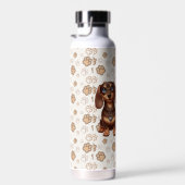 Schattigee teckel vrienden waterfles (Rechts)