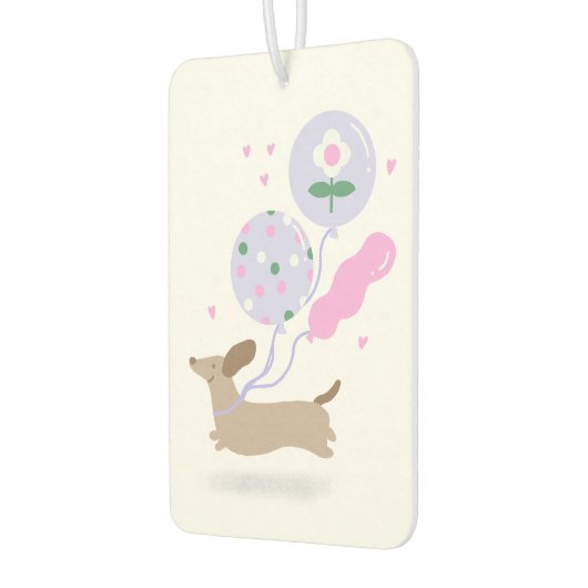 Schattigee Teckel Weiner Hondenliefhebber Party Ro Luchtverfrisser (Links)