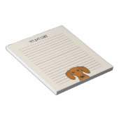 Schattigee Teckel Wiener Dog Weiner Hondenliefhebb Notitieblok (Schuin)